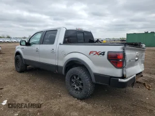 2014 Ford F-150 XL with VIN 1FTFW1EF4EKG43877, listed as a Copart auction lot 55682295 with 166,229 mi miles and Salvage title. Bid and sale history available at DreamBid. Image 2.