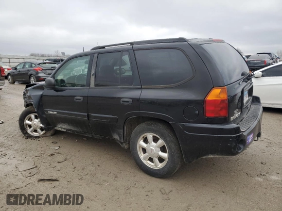 2005 GMC Envoy SLT with VIN 1GKDT13S952165475, listed as a Copart auction lot 44102465 with 0 mi miles and Salvage Title. Bid and sale history available at carsss.com. Image 2.