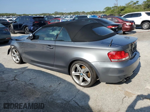 2010 BMW 1 Series 135i with VIN WBAUN9C5XAVK41340, listed as a Copart auction lot 52394575 with Not provided miles and Salvage title. Bid and sale history available at DreamBid. Image 2.