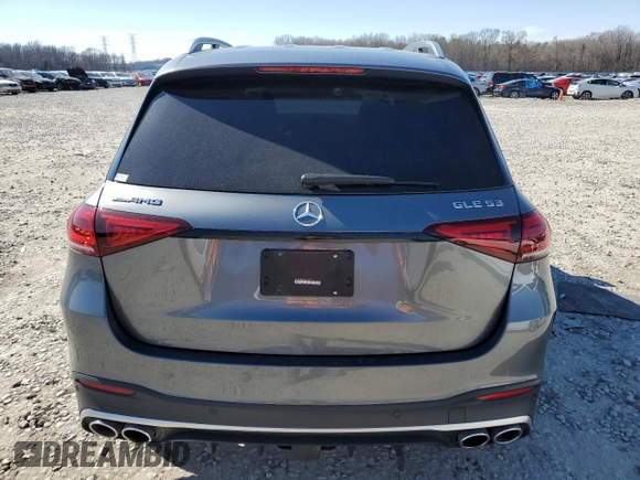 2022 Mercedes-Benz GLE 53 AMG with VIN 4JGFB6BB5NA588237, listed as a Copart auction lot 43532104 with 25,890 mi miles and . Bid and sale history available at DreamBid. Image 6.