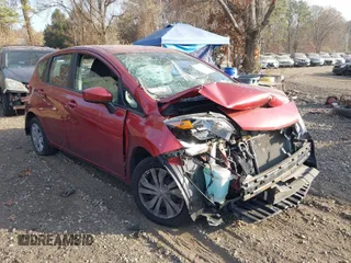 2017 Nissan Note SV with VIN 3N1CE2CP9HL370884, listed as a IAAI auction lot 40754184 with 143,966 mi miles and . Bid and sale history available at DreamBid. Image 1.