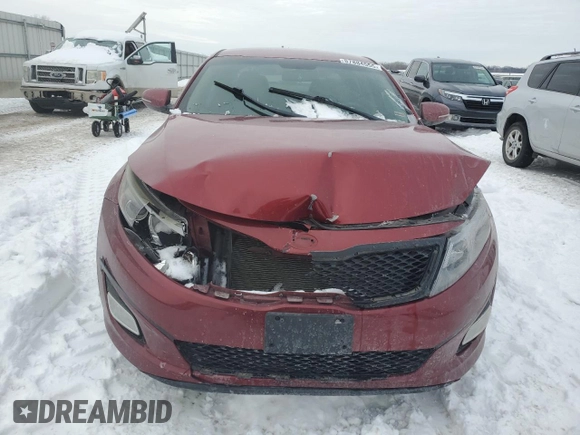 2015 Kia Optima LX with VIN 5XXGM4A71FG357958, listed as a Copart auction lot 87884555 with 51,022 mi miles and Salvage Title. Bid and sale history available at carsss.com. Image 5.