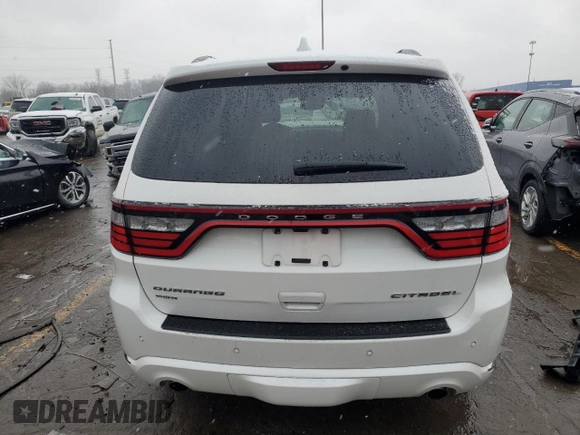2017 Dodge Durango Citadel with VIN 1C4SDJET6HC883327, listed as a Copart auction lot 85861404 with 94,532 mi miles and Clean Title. Bid and sale history available at carsss.com. Image 6.