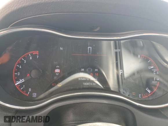 2017 Dodge Durango SXT with VIN 1C4RDJAG4HC839477, listed as a Copart auction lot 56588895 with 160,674 mi miles and Salvage title. Bid and sale history available at DreamBid. Image 9.