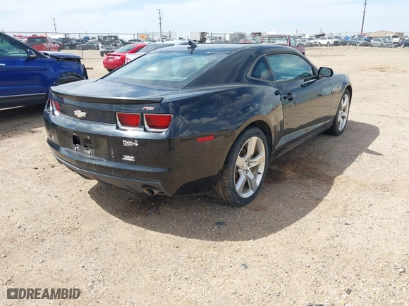 2011 Chevrolet Camaro 2LT with VIN 2G1FC1ED0B9133555, listed as a IAAI auction lot 42090498 with 130,640 mi miles. Bid and sale history available at carsss.com. Image 4.
