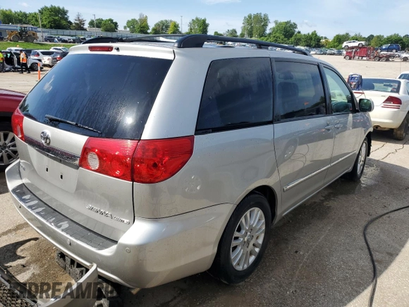 2008 Toyota Sienna XLE with VIN 5TDZK22CX8S179595, listed as a Copart auction lot 55465044 with 142,204 mi miles and Salvage Title. Bid and sale history available at carsss.com. Image 3.