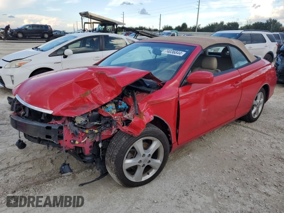 2008 Toyota Solara SE with VIN 4T1FA38P98U145502, listed as a Copart auction lot 74036844 with Not Provided miles and Non Repairable. Bid and sale history available at DreamBid. Image 1.