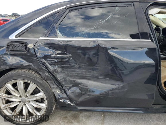 2017 Audi A8 L with VIN WAU44AFD1HN012059, listed as a Copart auction lot 80479364 with 126,890 mi miles and Salvage Title. Bid and sale history available at carsss.com. Image 10.