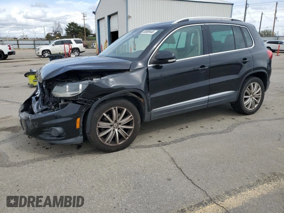 2012 Volkswagen Tiguan SE with VIN WVGAV7AX2CW535869, listed as a Copart auction lot 50589445 with 114,978 mi miles and Salvage Title. Bid and sale history available at DreamBid. Image 1.