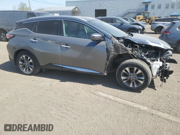 2016 Nissan Murano SL z VIN 5N1AZ2MH8GN132972, wystawiony jako Copart lot #56764385 z przebiegiem 157 518 mil mil oraz Szkoda całkowita • Salvage title. Historia ofert i sprzedaży dostępna na DreamBid. Obrazek 4.