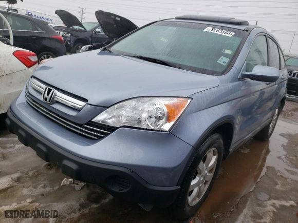 2008 Honda CR-V EX-L with VIN 5J6RE38768L009611, listed as a Copart auction lot 39565864 with 183,779 mi miles and Salvage Title. Bid and sale history available at carsss.com. Image 1.
