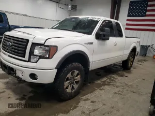 2011 Ford F-150 XL with VIN 1FTFX1EFXBFA54463, listed as a Copart auction lot 57860675 with 183,540 mi miles and Salvage title. Bid and sale history available at DreamBid. Image 1.