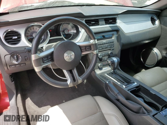 2012 Ford Mustang V6 with VIN 1ZVBP8EMXC5255516, listed as a Copart auction lot 54725125 with 125,901 mi miles and Salvage title. Bid and sale history available at DreamBid. Image 8.