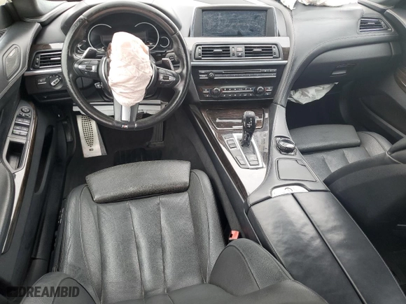 2015 BMW 6 Series 640i xDrive with VIN WBA6B8C58FD453291, listed as a Copart auction lot 45531765 with 93,666 mi miles and Salvage Title. Bid and sale history available at carsss.com. Image 8.
