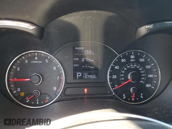 2015 Kia Forte LX with VIN KNAFX4A66F5330105, listed as a Copart auction lot 49499165 with 130,966 mi miles and Salvage Title. Bid and sale history available at carsss.com. Image 9.