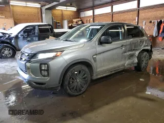 2021 Mitsubishi Outlander Sport ES with VIN JA4ARUAU2MU020620, listed as a Copart auction lot 89301915 with 38,812 mi miles and Salvage Title. Bid and sale history available at carsss.com. Image 1.