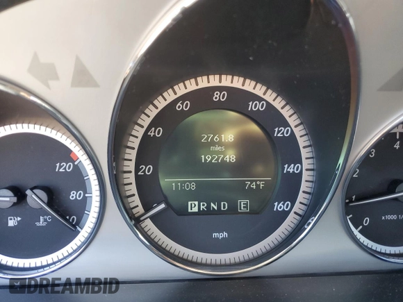 2011 Mercedes-Benz C 300 Sport with VIN WDDGF8BB4BR152474, listed as a Copart auction lot 55086685 with 192,748 mi miles and Salvage title. Bid and sale history available at DreamBid. Image 9.
