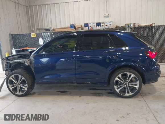 2022 Audi Q3 S line Premium Plus with VIN WA1EECF38N1134129, listed as a IAAI auction lot 41373501 with 13,597 mi miles. Bid and sale history available at carsss.com. Image 15.