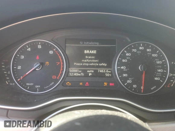 2017 Audi A4 Premium z VIN WAUANAF46HN025681, wystawiony jako Copart lot #52727745 z przebiegiem 50 381 mil mil oraz Szkoda całkowita • Salvage title. Historia ofert i sprzedaży dostępna na DreamBid. Obrazek 9.