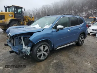 2019 Subaru Forester Touring with VIN JF2SKAWCXKH593401, listed as a Copart auction lot 45157845 with 59,814 mi miles and Salvage Title. Bid and sale history available at carsss.com. Image 1.