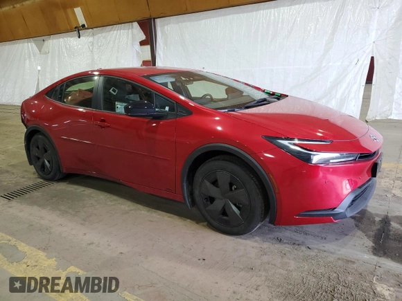 2024 Toyota Prius LE with VIN JTDADABU6R3012325, listed as a Copart auction lot 48787865 with 18,797 mi miles and Salvage Title. Bid and sale history available at carsss.com. Image 4.