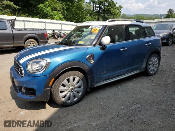 2017 MINI Countryman Cooper S with VIN WMZYT5C37H3B67384, listed as a Copart auction lot 66779114 with 0 mi miles and Salvage Title. Bid and sale history available at carsss.com. Image 1.