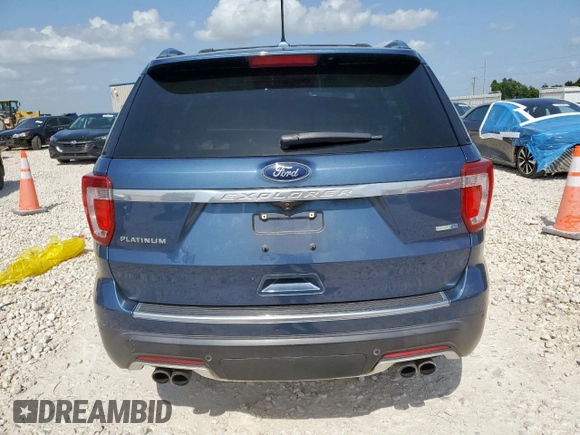 2018 Ford Explorer Platinum с VIN 1FM5K8HT3JGB17363, выставлен на аукционе Copart как лот 61591685 с пробегом 85 355 миль миль и Списание • Salvage title. История ставок и продаж доступна на DreamBid. Изображение 6.