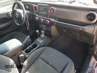 2021 Jeep Wrangler Willys with VIN 1C4HJXAG6MW651740, listed as a Copart auction lot 75310184 with 39,608 mi miles and Salvage title. Bid and sale history available at DreamBid. Image 8.