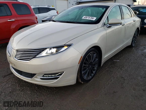 2016 Lincoln MKZ with VIN 3LN6L2GK6GR606154, listed as a Copart auction lot 40676704 with 56,996 mi miles and Salvage Title. Bid and sale history available at carsss.com. Image 1.
