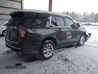 2023 Chevrolet Tahoe Premier with VIN 1GNSKSKL6PR545302, listed as a IAAI auction lot 41017179 with 16,877 mi miles and . Bid and sale history available at DreamBid. Image 4.