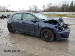 2015 Volkswagen Golf GTI Autobahn w/Performance Pkg with VIN 3VW447AUXFM092608, listed as a Copart auction lot 69382632 with 48,140 mi miles. Bid and sale history available at carsss.com. Image 4.