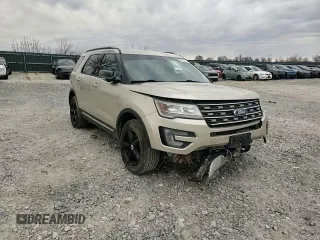2017 Ford Explorer XLT with VIN 1FM5K8D81HGD64733, listed as a Copart auction lot 48240645 with 146,384 mi miles and Salvage Title. Bid and sale history available at carsss.com. Image 11.