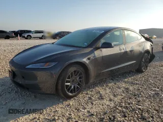 2025 Tesla Model 3 Long Range with VIN 5YJ3E1EA5SF929501, listed as a Copart auction lot 56497685 with 1,703 mi miles and Salvage title. Bid and sale history available at DreamBid. Image 1.