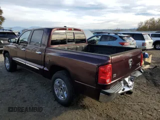 2005 Dodge Dakota Laramie with VIN 1D7HW58NX5S248188, listed as a Copart auction lot 75443734 with 209,716 mi miles and Salvage Title. Bid and sale history available at DreamBid. Image 2.