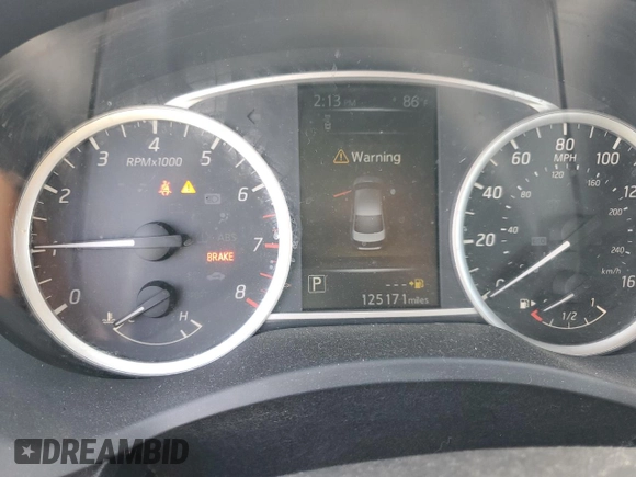 2018 Nissan Sentra SV with VIN 3N1AB7AP1JL605283, listed as a Copart auction lot 53807085 with 125,171 mi miles and Salvage Title. Bid and sale history available at carsss.com. Image 9.