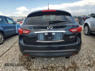 2017 Infiniti QX70 with VIN JN8CS1MW6HM415277, listed as a Copart auction lot 63038955 with 151,451 mi miles and Salvage title. Bid and sale history available at DreamBid. Image 6.