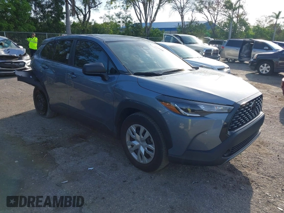 2023 Toyota Corolla Cross L with VIN 7MUAAAAG4PV044969, listed as a IAAI auction lot 42388727 with 26,071 mi miles and . Bid and sale history available at DreamBid. Image 1.
