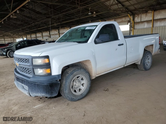 2014 Chevrolet Silverado 1500 Work Truck with VIN 1GCNCPEC4EZ206031, listed as a Copart auction lot 47536995 with 180,200 mi miles and Clean Title. Bid and sale history available at carsss.com. Image 1.