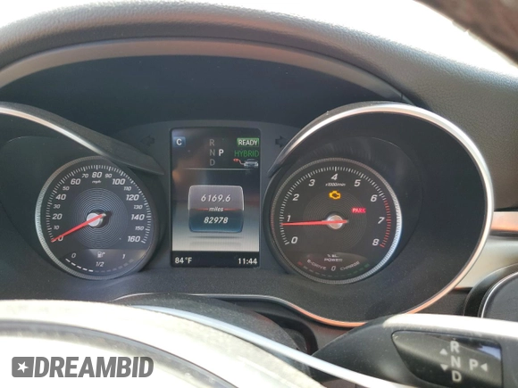 2017 Mercedes-Benz C 350e with VIN 55SWF4HB9HU233747, listed as a Copart auction lot 71305354 with 82,978 mi miles and Salvage Title. Bid and sale history available at DreamBid. Image 9.