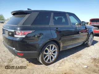 2017 Land Rover Range Rover Sport HSE with VIN SALWR2FK6HA666962, listed as a Copart auction lot 49790465 with 84,911 mi miles and Salvage Title. Bid and sale history available at carsss.com. Image 3.