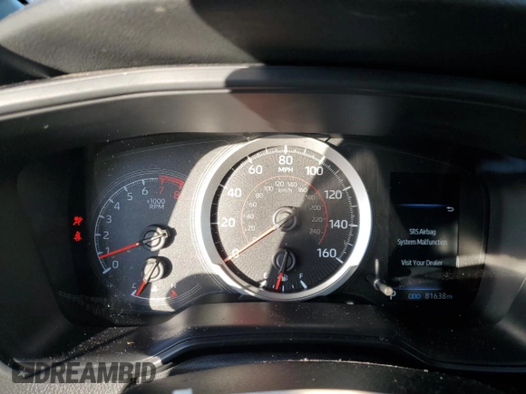 2022 Toyota Corolla SE with VIN JTDS4MCEXNJ081067, listed as a Copart auction lot 47721315 with 81,638 mi miles and Salvage Title. Bid and sale history available at DreamBid. Image 9.