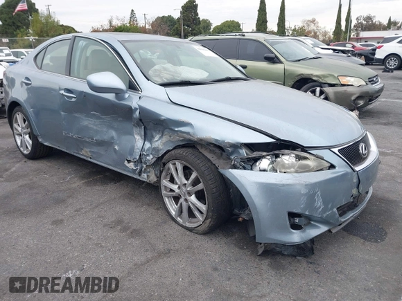 2006 Lexus IS 250 Manual with VIN JTHBK262462013983, listed as a IAAI auction lot 40968481 with 140,864 mi miles. Bid and sale history available at carsss.com. Image 6.