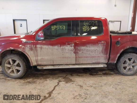 2016 Ford F-150 XLT with VIN 1FTEW1EF3GFC70144, listed as a IAAI auction lot 41448079 with 123,692 mi miles. Bid and sale history available at carsss.com. Image 14.