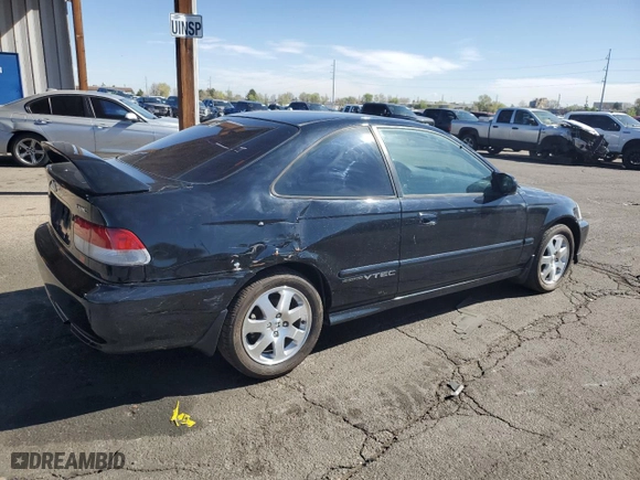 2000 Honda Civic Si with VIN 1HGEM115XYL020665, listed as a Copart auction lot 50840815 with 77,224 mi miles and Non Repairable. Bid and sale history available at carsss.com. Image 3.