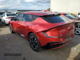 2023 Kia EV6 GT-Line with VIN KNDC44LA8P5116511, listed as a Copart auction lot 69598024 with 8,466 mi miles and Salvage Title. Bid and sale history available at carsss.com. Image 2.