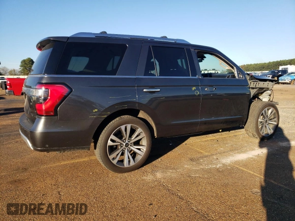 2020 Ford Expedition Platinum with VIN 1FMJU1MT6LEA24437, listed as a Copart auction lot 81799444 with 60,947 mi miles and Salvage Title. Bid and sale history available at carsss.com. Image 3.