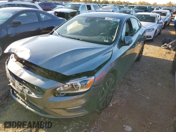 2018 Volvo S60 Dynamic with VIN YV140MTL7J2453501, listed as a Copart auction lot 64779842 with 0 mi miles. Bid and sale history available at carsss.com. Image 2.