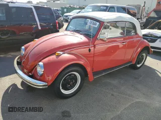 1968 Volkswagen Beetle with VIN 158568466, listed as a Copart auction lot 74978484 with 51,303 mi miles and Salvage Title. Bid and sale history available at DreamBid. Image 1.
