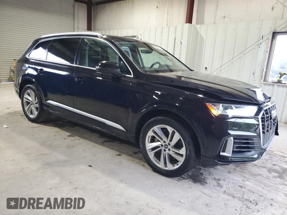 2021 Audi Q7 Premium Plus with VIN WA1LXAF79MD020579, listed as a Copart auction lot 62178985 with 52,613 mi miles and Clean title. Bid and sale history available at DreamBid. Image 4.
