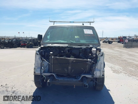 2018 Chevrolet Express Cargo Van with VIN 1GCWGAFP6J1332570, listed as a IAAI auction lot 41482103 with 142,405 mi miles. Bid and sale history available at carsss.com. Image 12.
